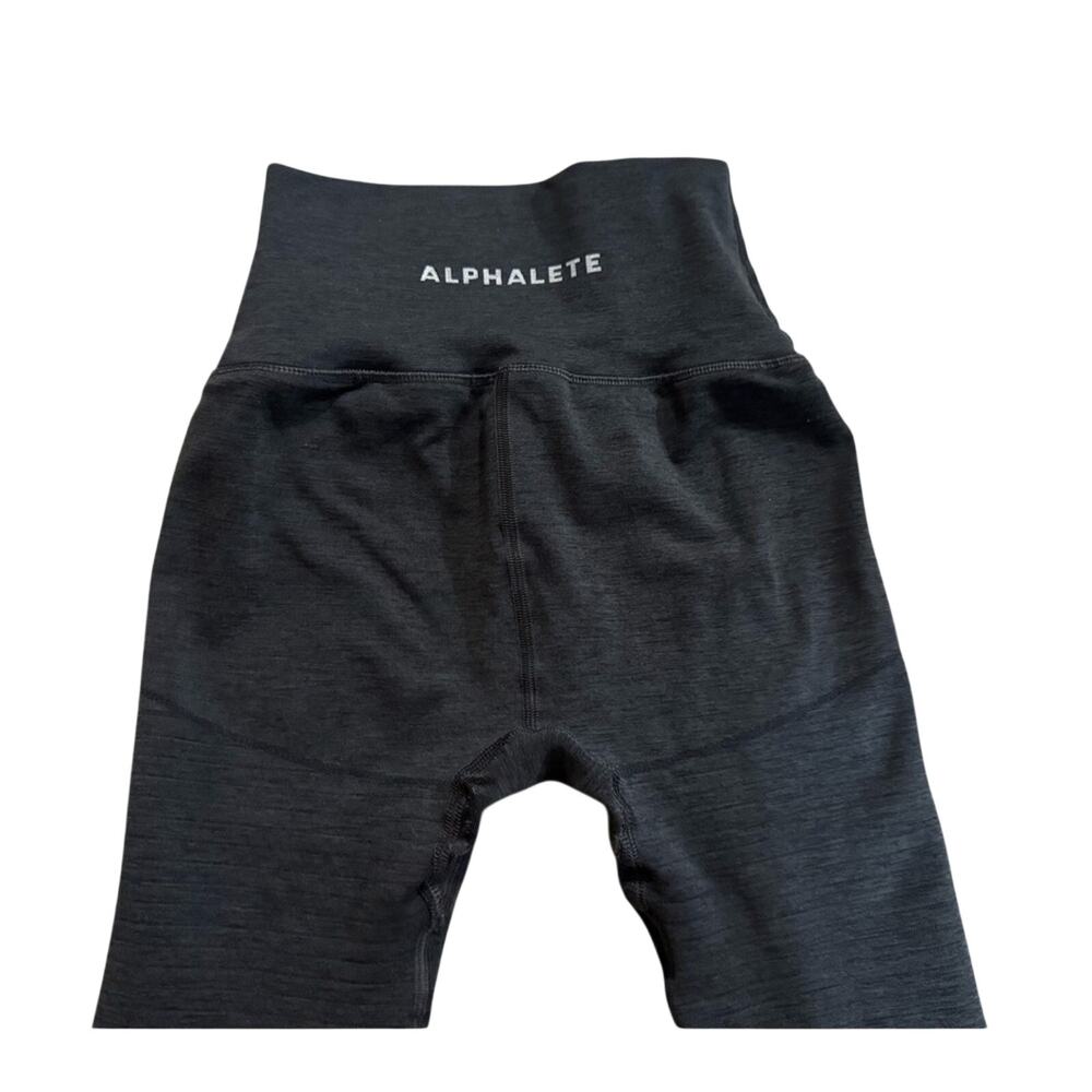 Alphalete High Compression Mid Rise Pump Charcoal Active Leggings, Women’s XS - Picture 3 of 8